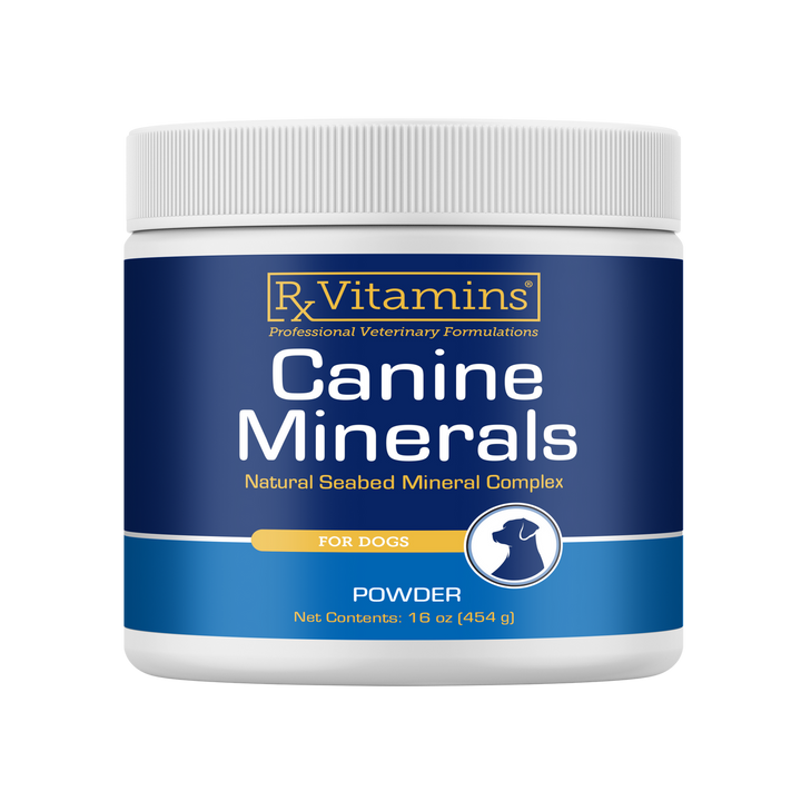 Vitaminas Rx para Mascotas, Polvo Mineral Canino, 454 g, Nutrientes Esenciales para Perros
