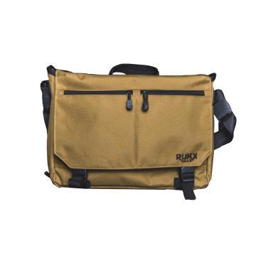 ATI Rukx Gear Tan Business Bag 15x11 in Laptop Sleeve Multiple Pockets