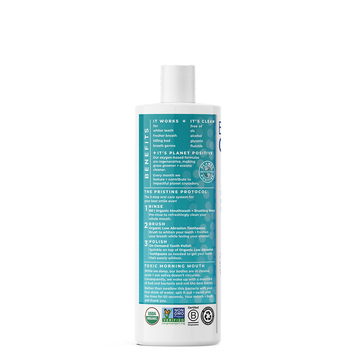 Essential Oxygen Brushing Rinse 16 oz Promotes Fresh Breath and Oral Health