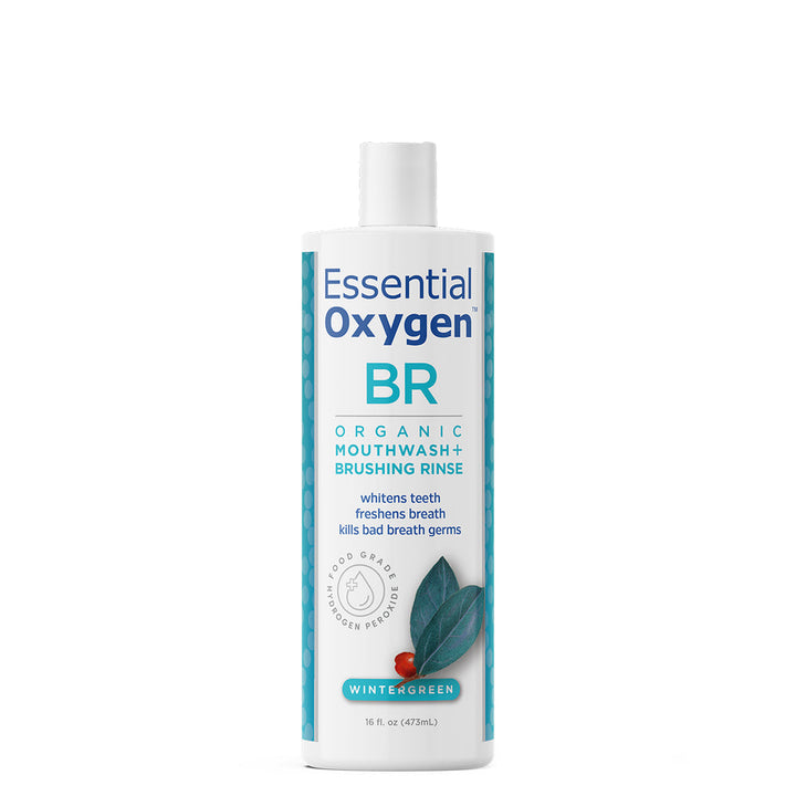 Essential Oxygen Brushing Rinse 16 oz Promotes Fresh Breath and Oral Health