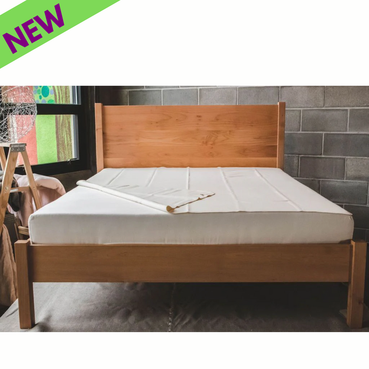 Barrera de humedad de lana natural Holy Lamb Organics, tamaño completo, 56” x 77”