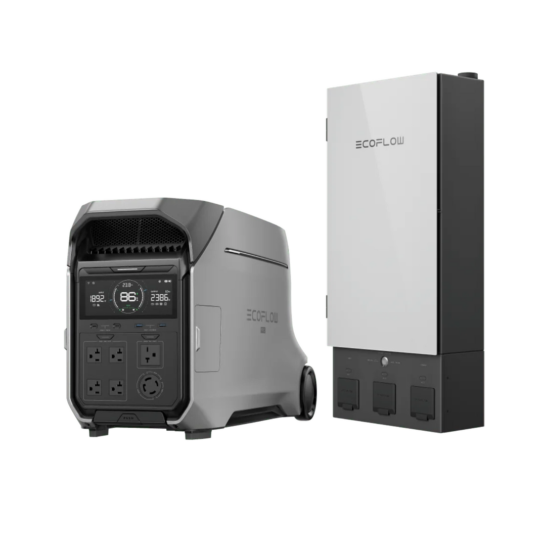 EcoFlow DELTA Pro 3 Portable Power Station + Smart Home Panel 2 for eco-friendly power solutions.