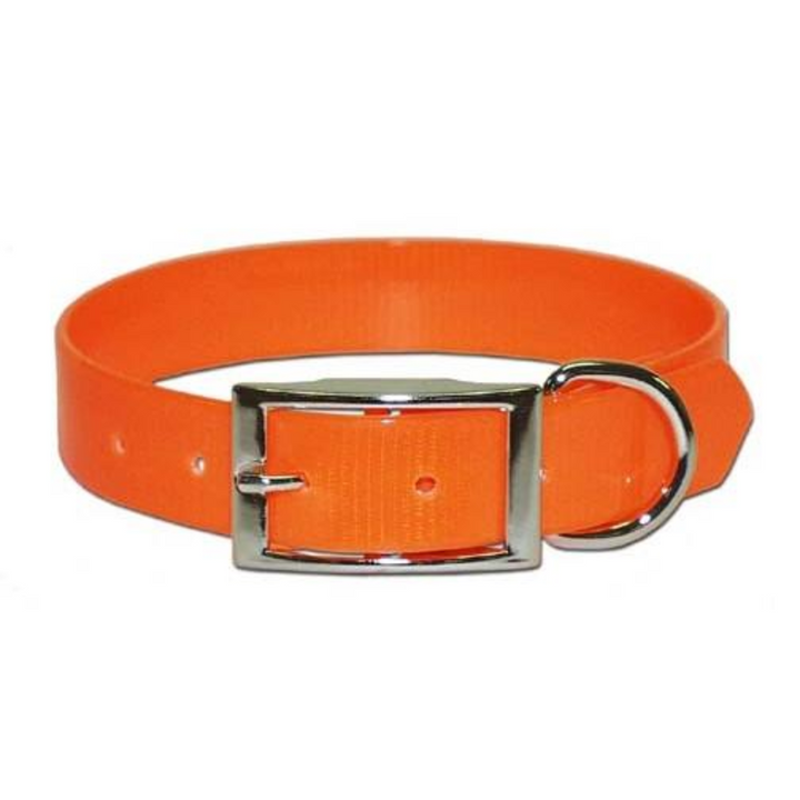 Omnipet Omnipet Sunglo Regular Dog Collar Buckle 1" x 23" Nylon Metal Orange