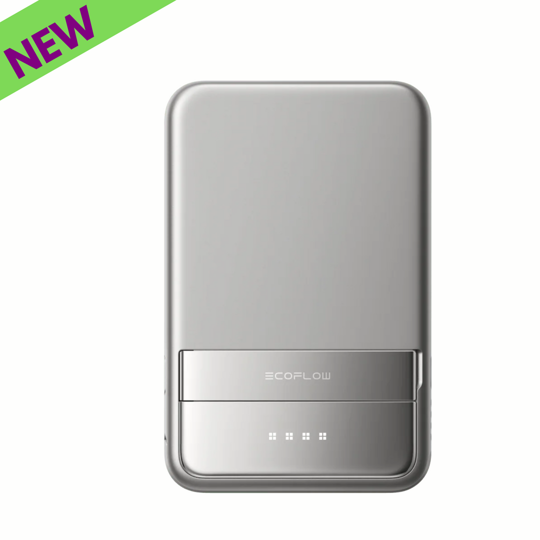 EcoFlow Rapid Magnetic Wireless Power Bank 5000mAh Charging Portable Charger in sleek design, marked as NEW.