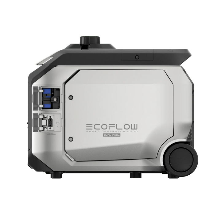 Generador inteligente EcoFlow 4000 de doble combustible con GLP y gasolina, salida de CC de 3200 W