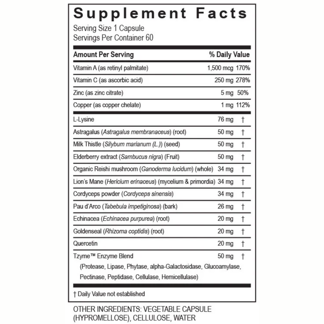 Transformation Enzymes Immune AV Supports Immune Function and Health 60 Caps