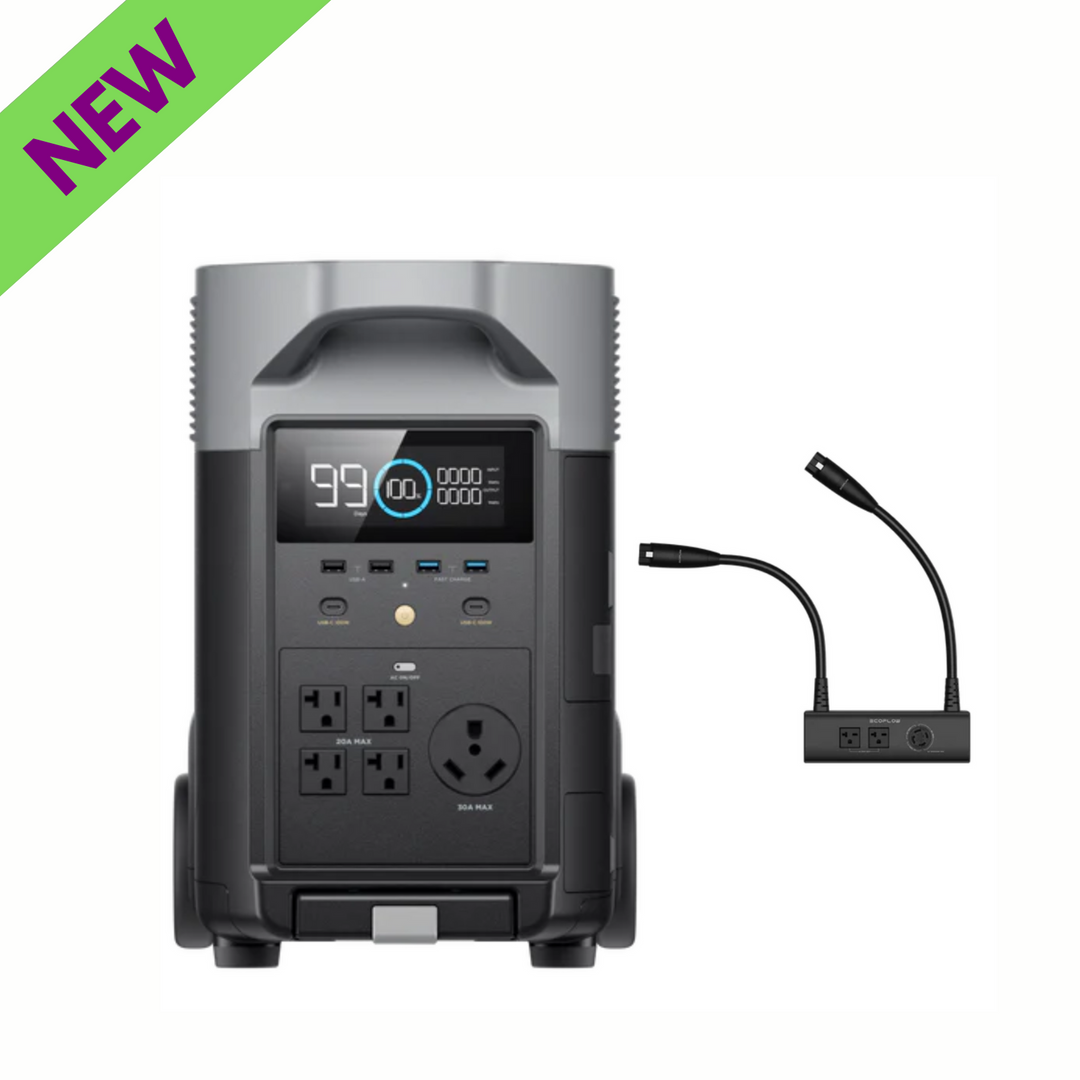 EcoFlow DELTA Pro Portable Power Station + One Double Voltage Hub 2 KIT