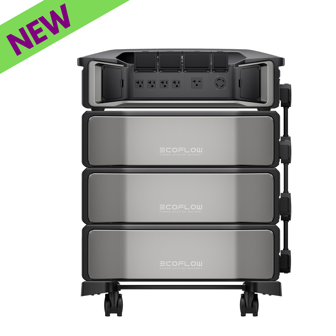 Inversor EcoFlow DELTA Pro Ultra + Kit de respaldo para el hogar de 18 kWh con 3 baterías