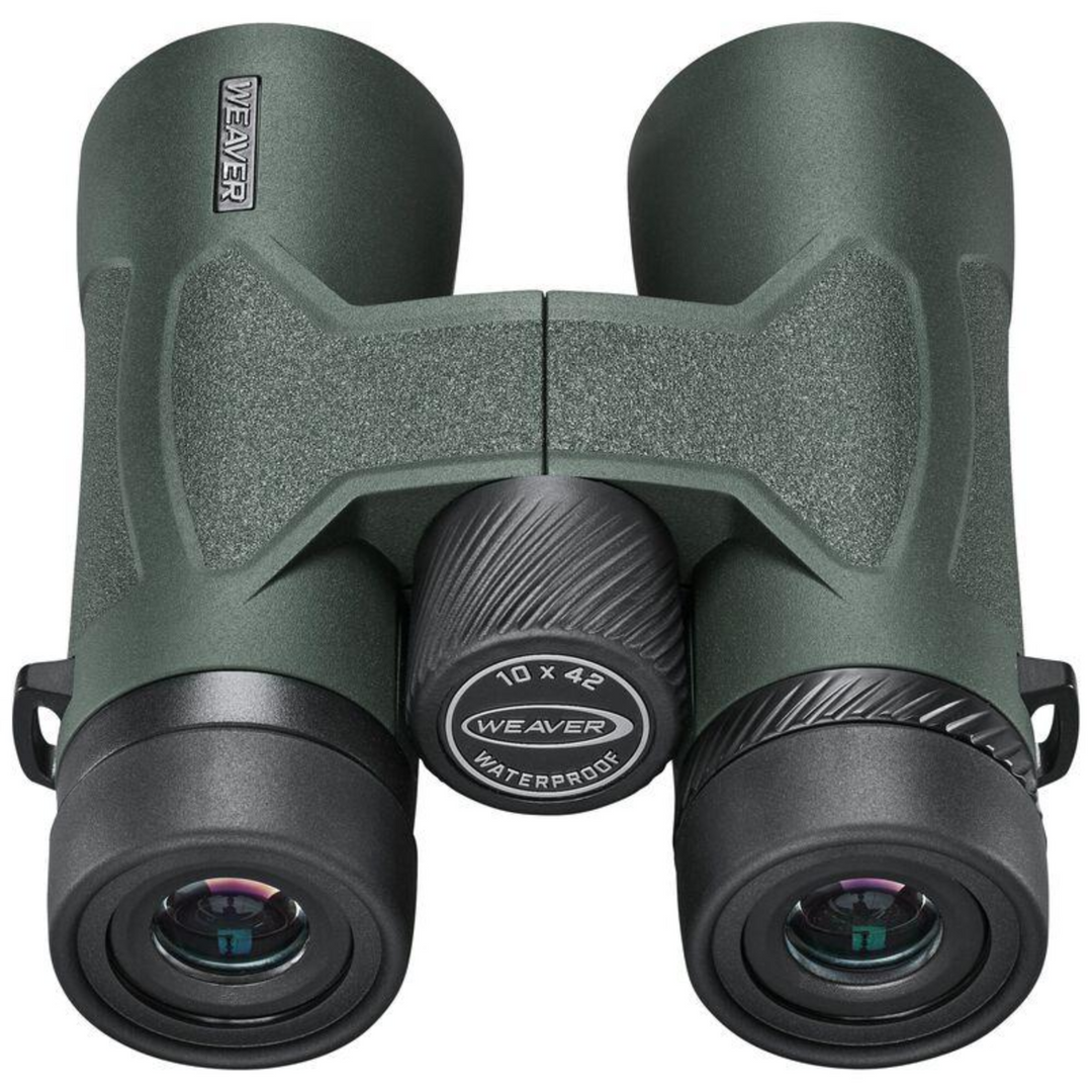 Weaver Exclusive Classic Series 10x42 Binocular Multi-Coated Green IPX7 BAK-4