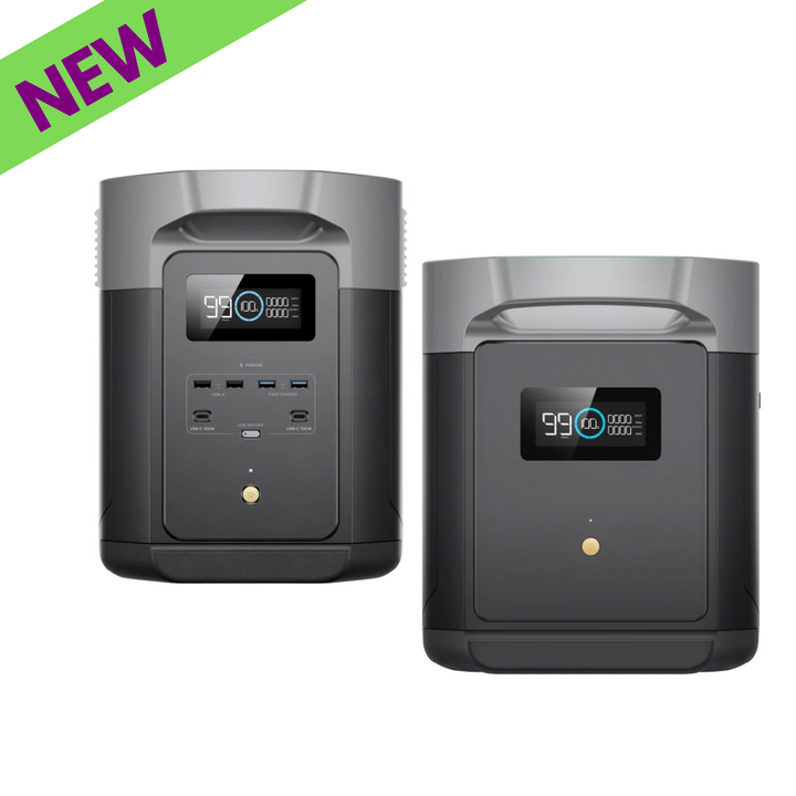 EcoFlow DELTA 2 Max+DELTA 2 Max Smart Extra Battery High Capacity Portable Power with digital display