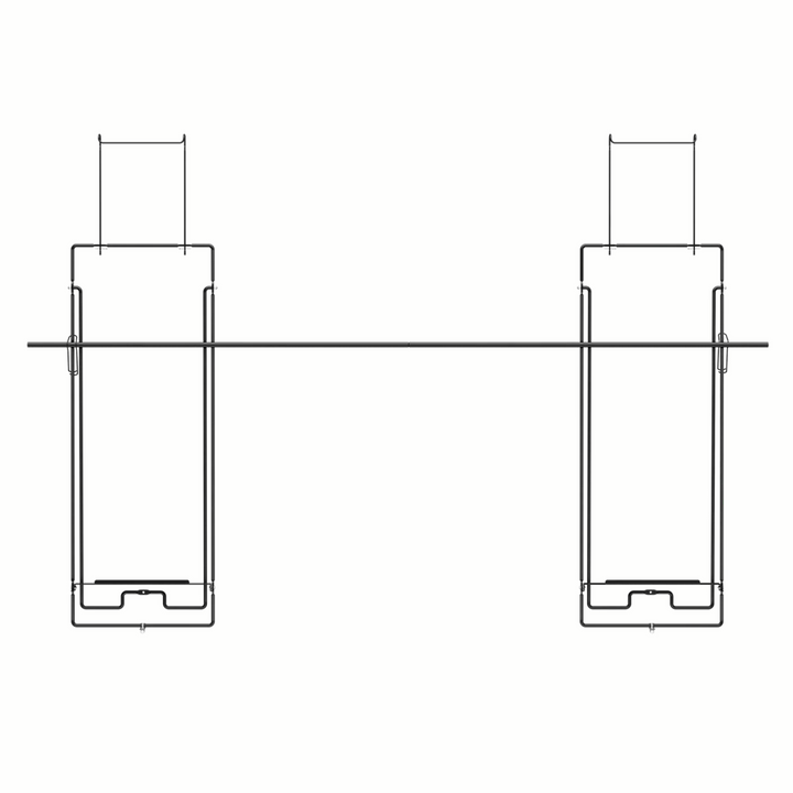 EcoFlow Solar Panel Foldable Bracket Adjustable Durable Portable Support Stand design diagram.