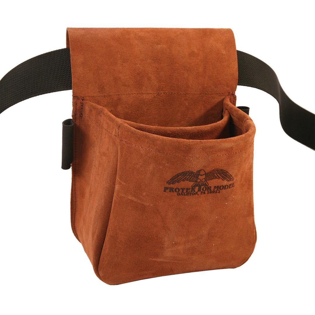 Protektor Model Suede Leather Bag Holds Accessories For Trap Skeet Sport Use