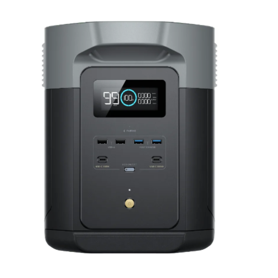 EcoFlow DELTA 2 Max Portable Power Station + DELTA 2 Max Bag Home and Outdoors, ideal for outdoor and home use.