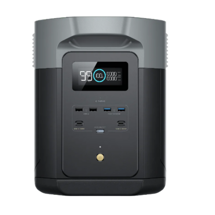 EcoFlow DELTA 2 Max Portable Power Station + DELTA 2 Max Bag Home and Outdoors, ideal for outdoor and home use.