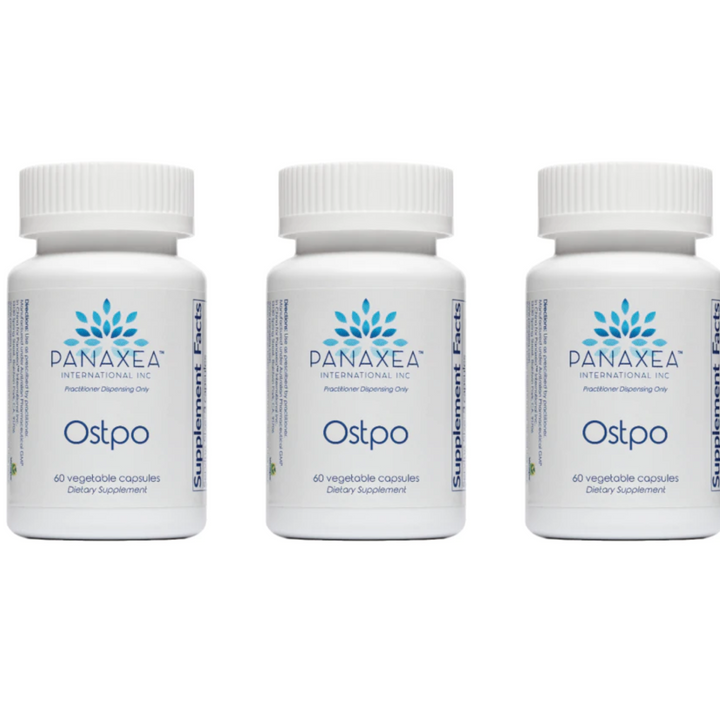 Panaxea OSTPO 60 cápsulas vegetales de 500 mg, suplemento dietético (paquete de 3)