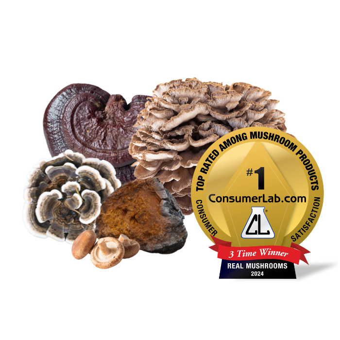 Real Mushrooms 5 Defenders Organic Mushroom Bulk Powder 45g Immune Support