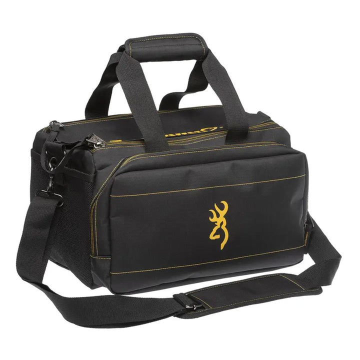 Browning Mini Range Bag Black Gold Compact Travel Utility Gear Tote