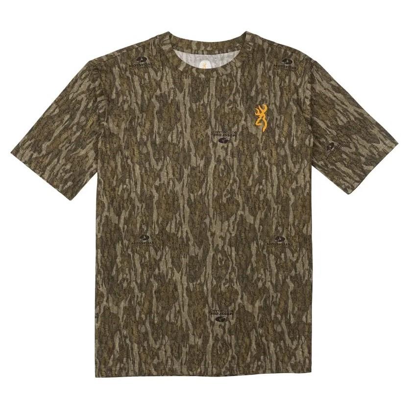 Camiseta de manga corta Browning Wasatch Mossy Oak Bottomland 2XL