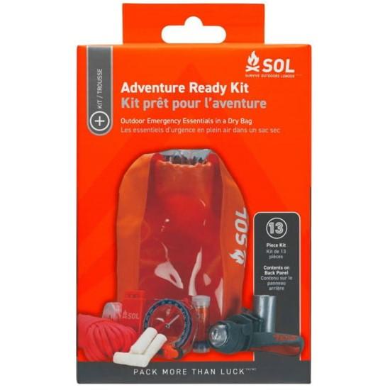 Survive Outdoors Longer Adventure Ready Kit 13 Pieces Waterproof Survival Gear