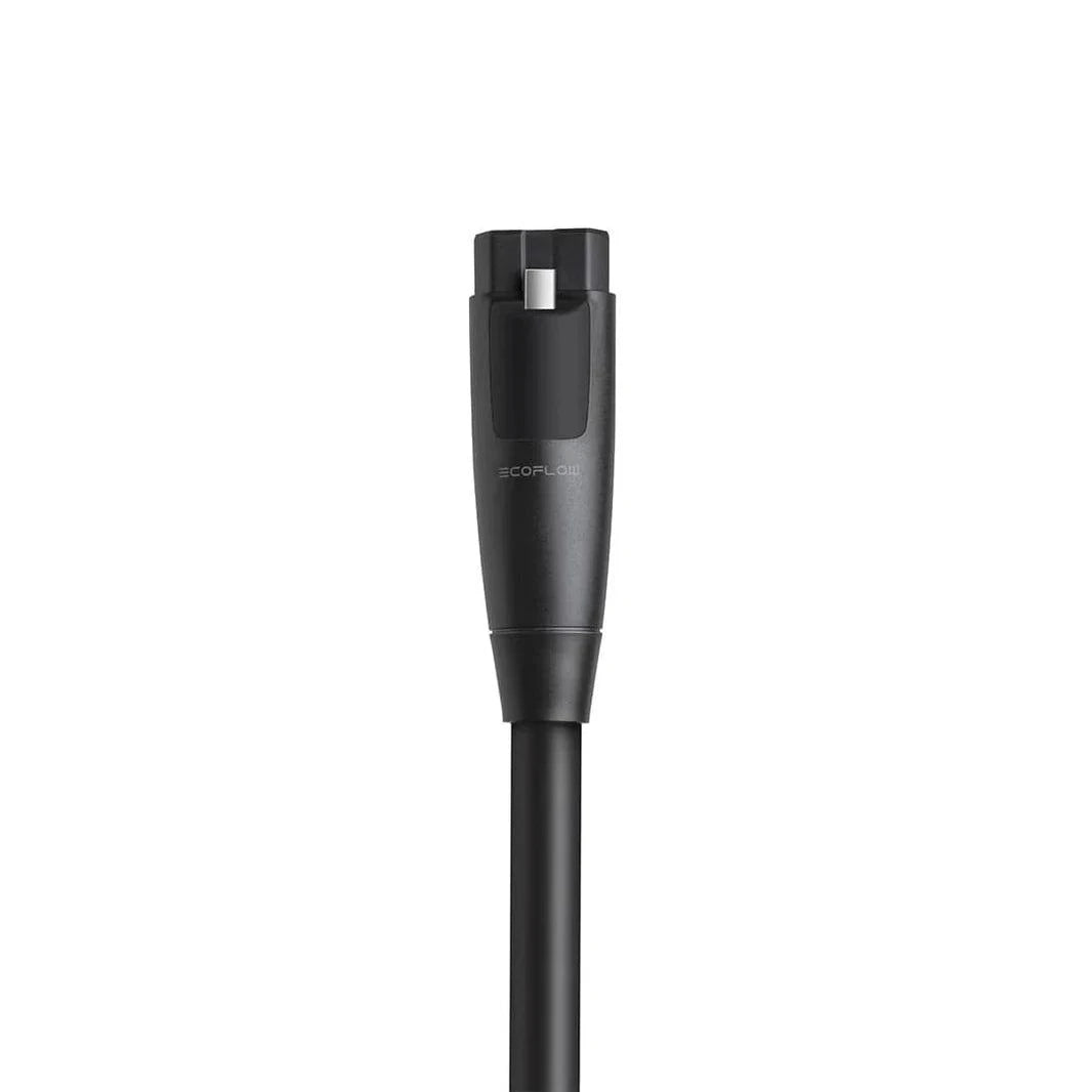 EcoFlow DELTA Pro Extra Battery Cable 2.5 FT For Expanded Power Connection close-up of connector.