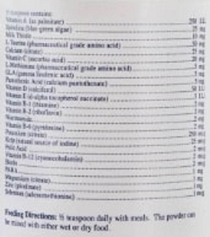 RX Vitamins For Pets Rx Essentials For Cats Natural Ingredients Nutrition 4 oz