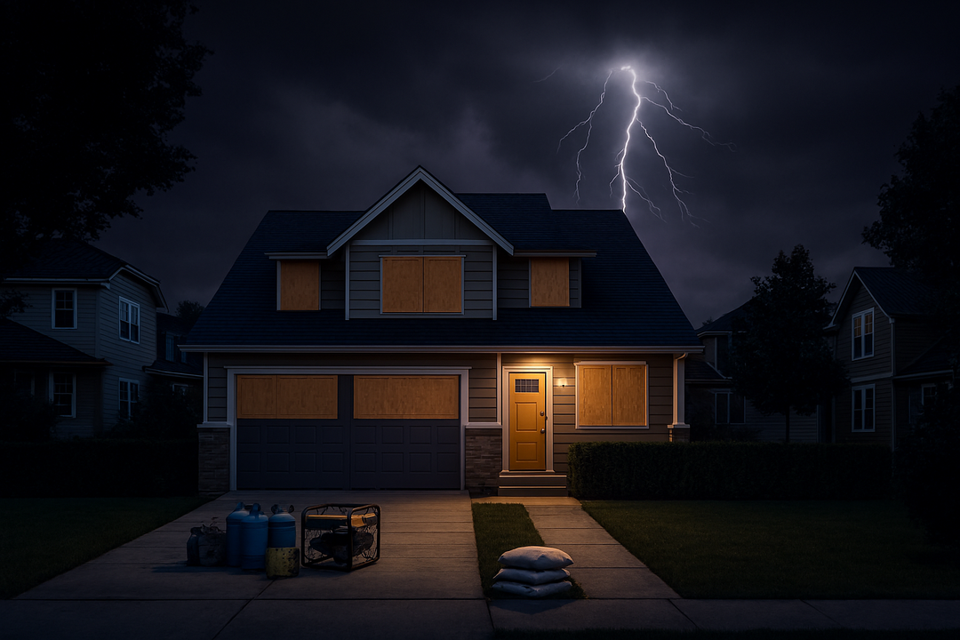 Suburban Hurricane Survival Guide: Essential Supplies, Power Backup & Safety Prep