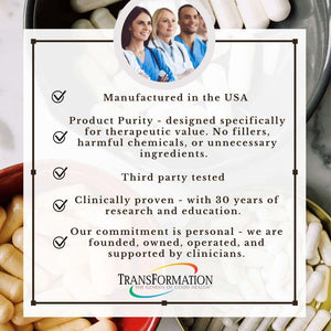 Transformation Enzymes Carbo-G benefits: Manufactured in the USA, product purity, third-party tested, clinically proven.