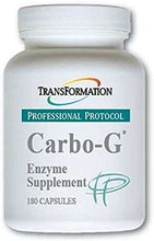 Load image into Gallery viewer, Transformation Enzymes Carbo-G bottle, 180 digestive aid capsules for gut health.
