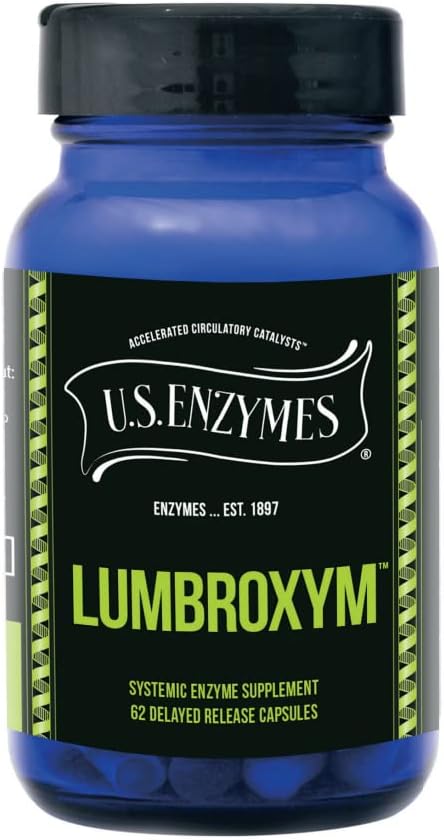 Master Supplements US Enzymes Lumbroxym 62 cápsulas: favorece la salud cardiovascular