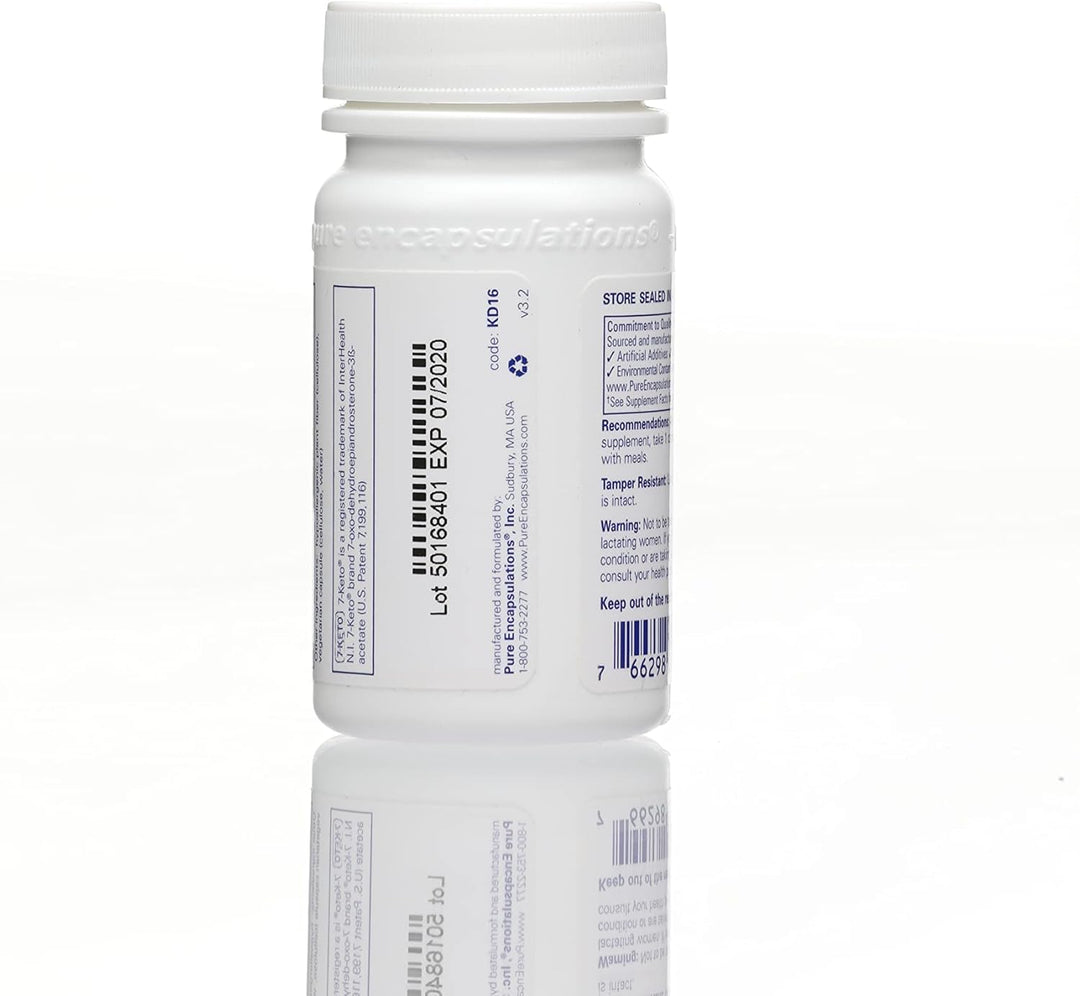 Pure Encapsulations 7 Keto DHEA For Metabolism Body Composition Support 60 Caps