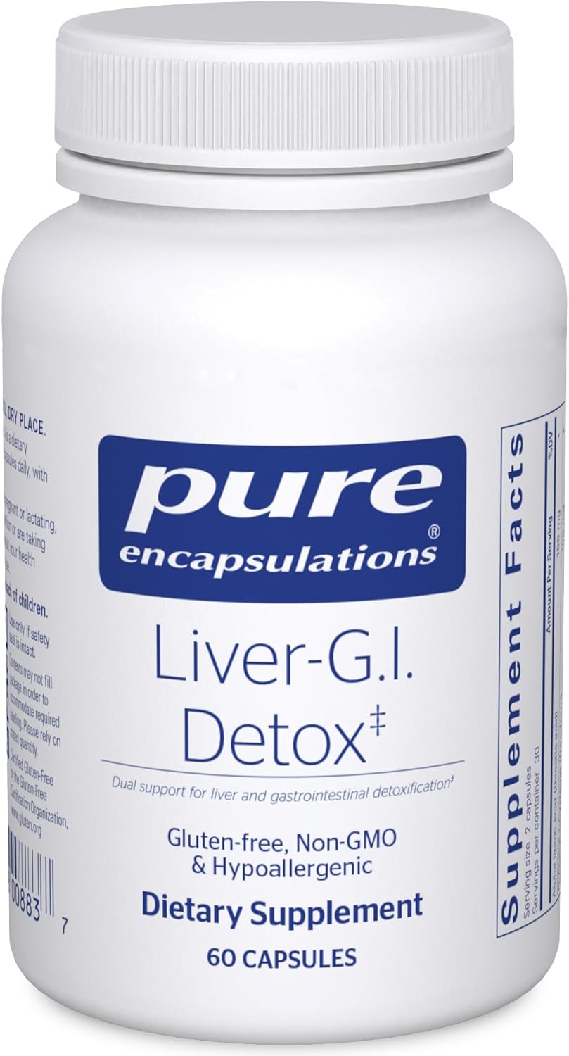 Pure Encapsulations Liver G.I Detox For Digestive Liver Function Support 60 Caps