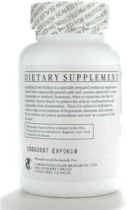 Cardiovascular Research Lyophilized Liver Extract 90 Capsules