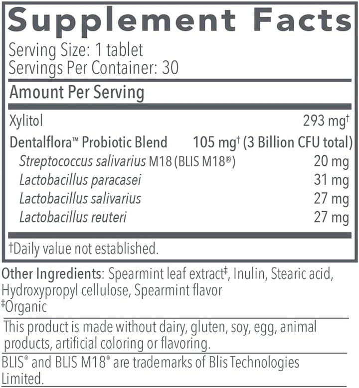 Biocidin Botanical Formulas Dentalcidin Toothpaste Oral Care Mint 3 OZ