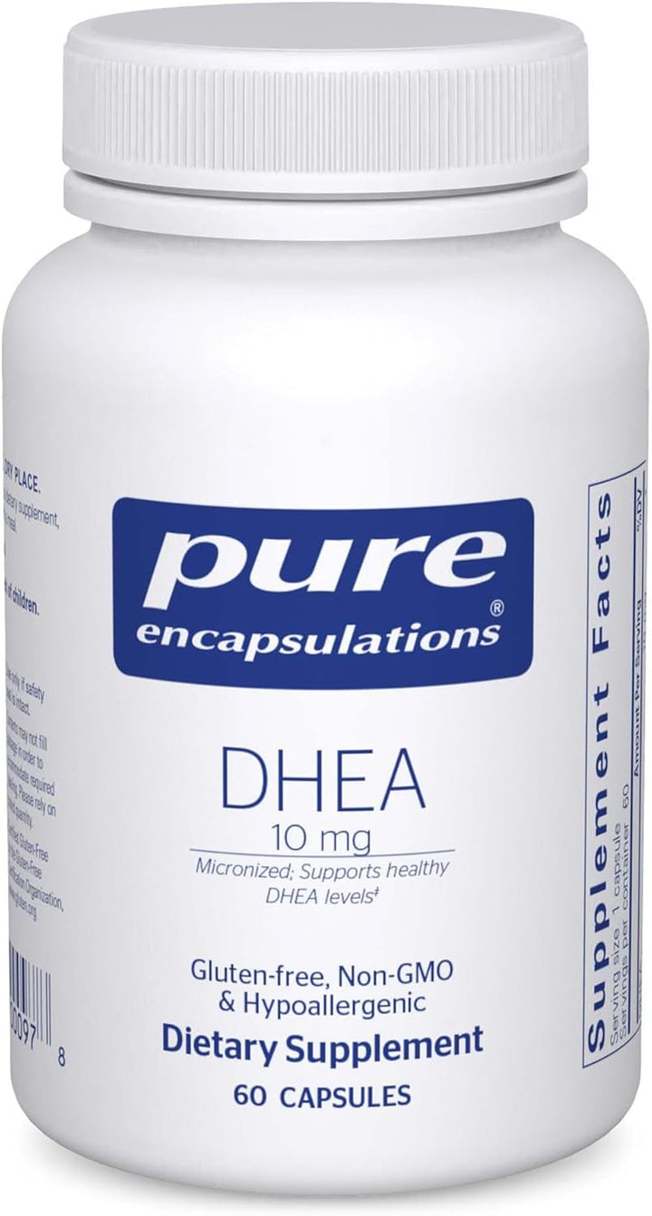 Pure Encapsulations DHEA 10 mg Supports Immune Hormone Metabolism 60 Capsules