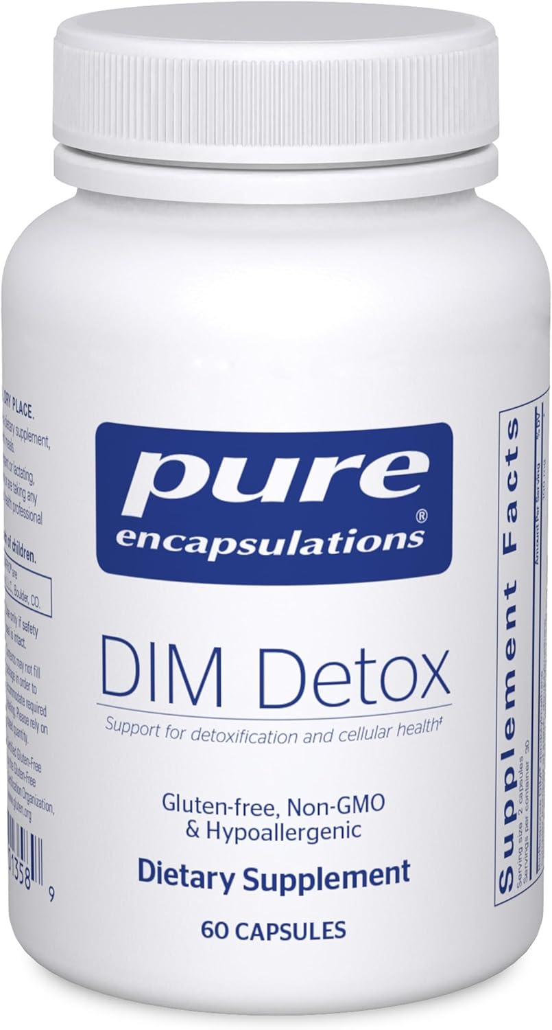 Pure Encapsulations DIM Detox Cellular Support Supplement 60 Capsules.