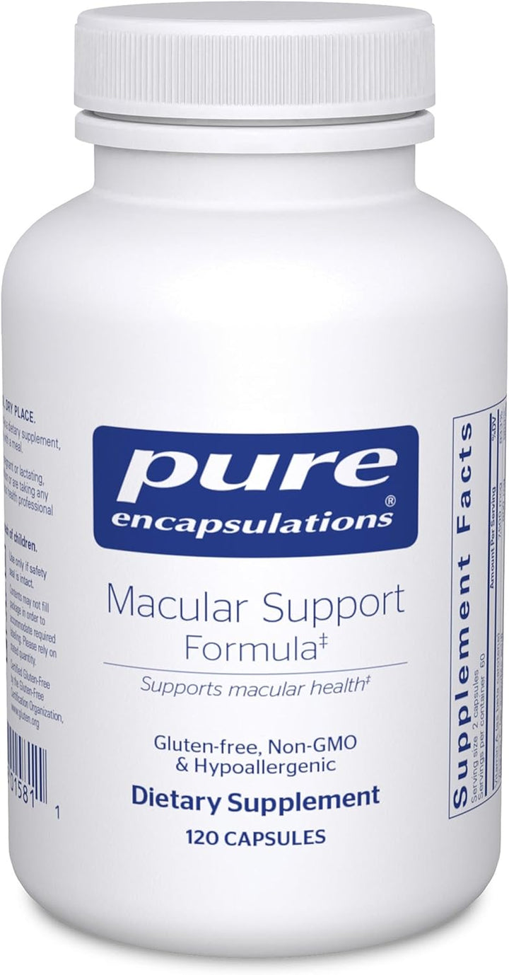 Pure Encapsulations Macular Support Supplement For Health Formula 120 Caps