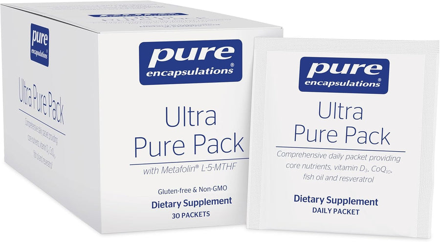 Pure Encapsulations Ultra Pure Pack Daily Multivitamin Support 30 Packets.