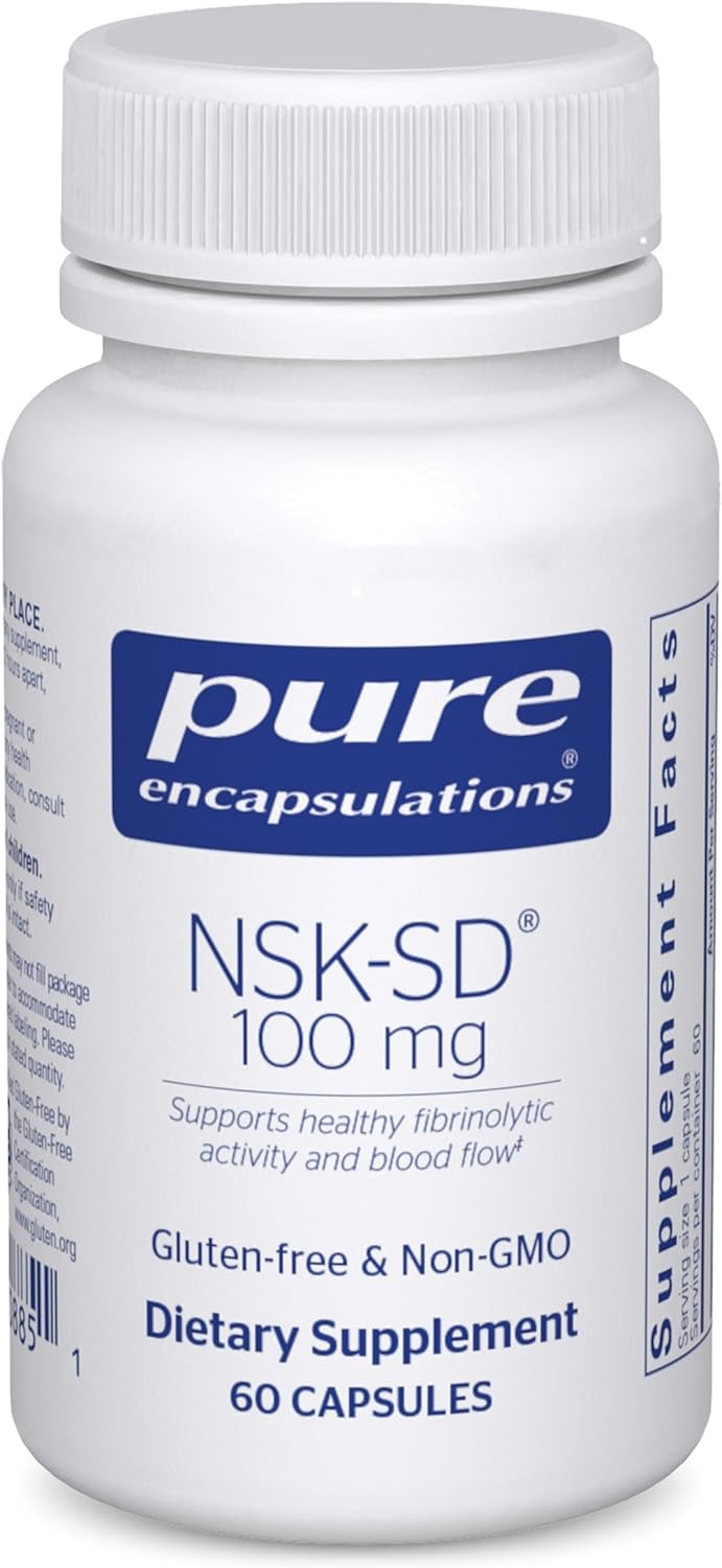 Pure Encapsulations NSK SD 100 mg Supports Circulatory Function 60 Capsules
