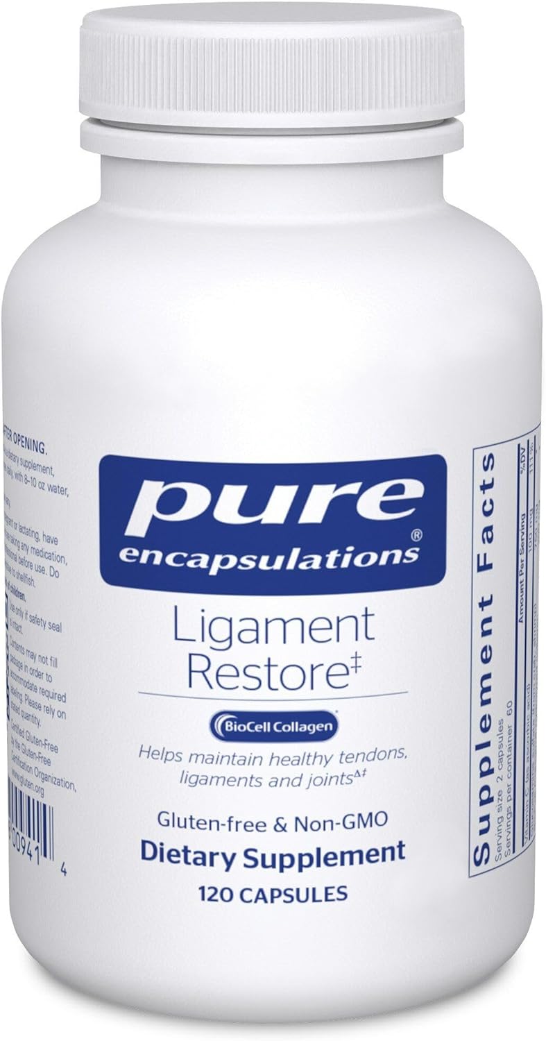 Pure Encapsulations Ligament Restore Supports Joint Tendon Health 120 Capsules