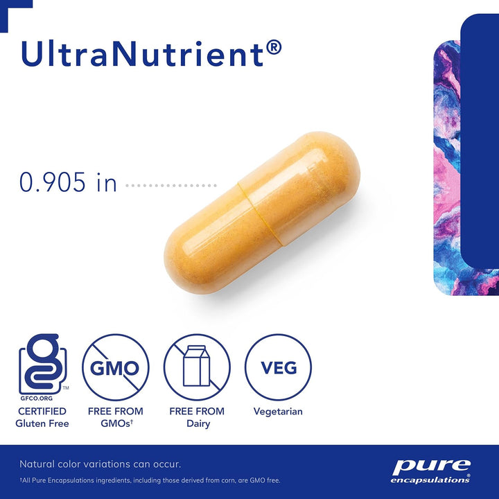 Pure Encapsulations UltraNutrient Multivitamin Heart Liver Support 180 Capsules