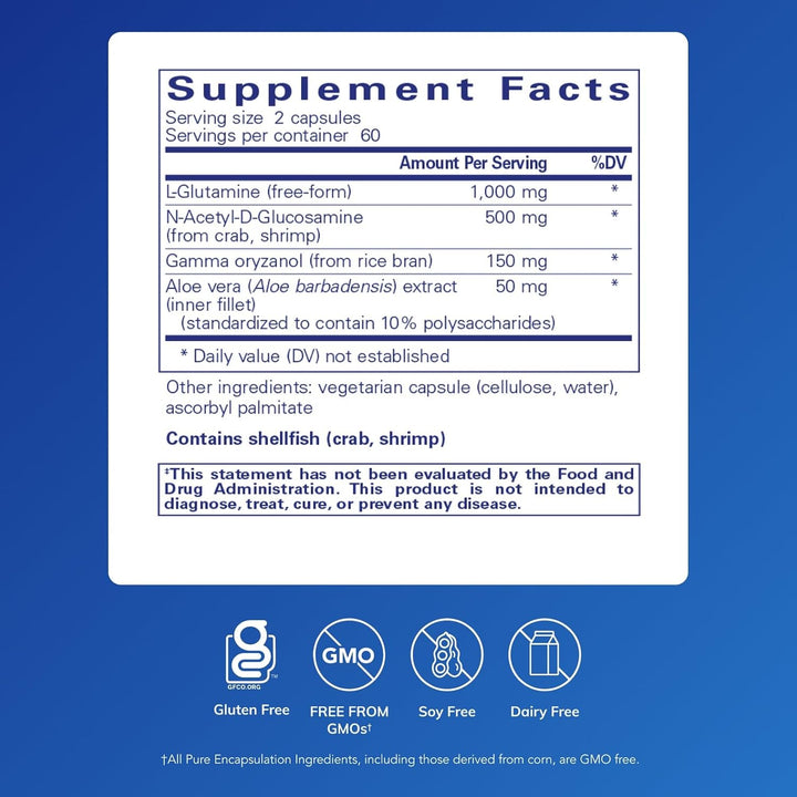 Pure Encapsulations G.I Integrity Supports Gut and Digestive Health 120 Capsules