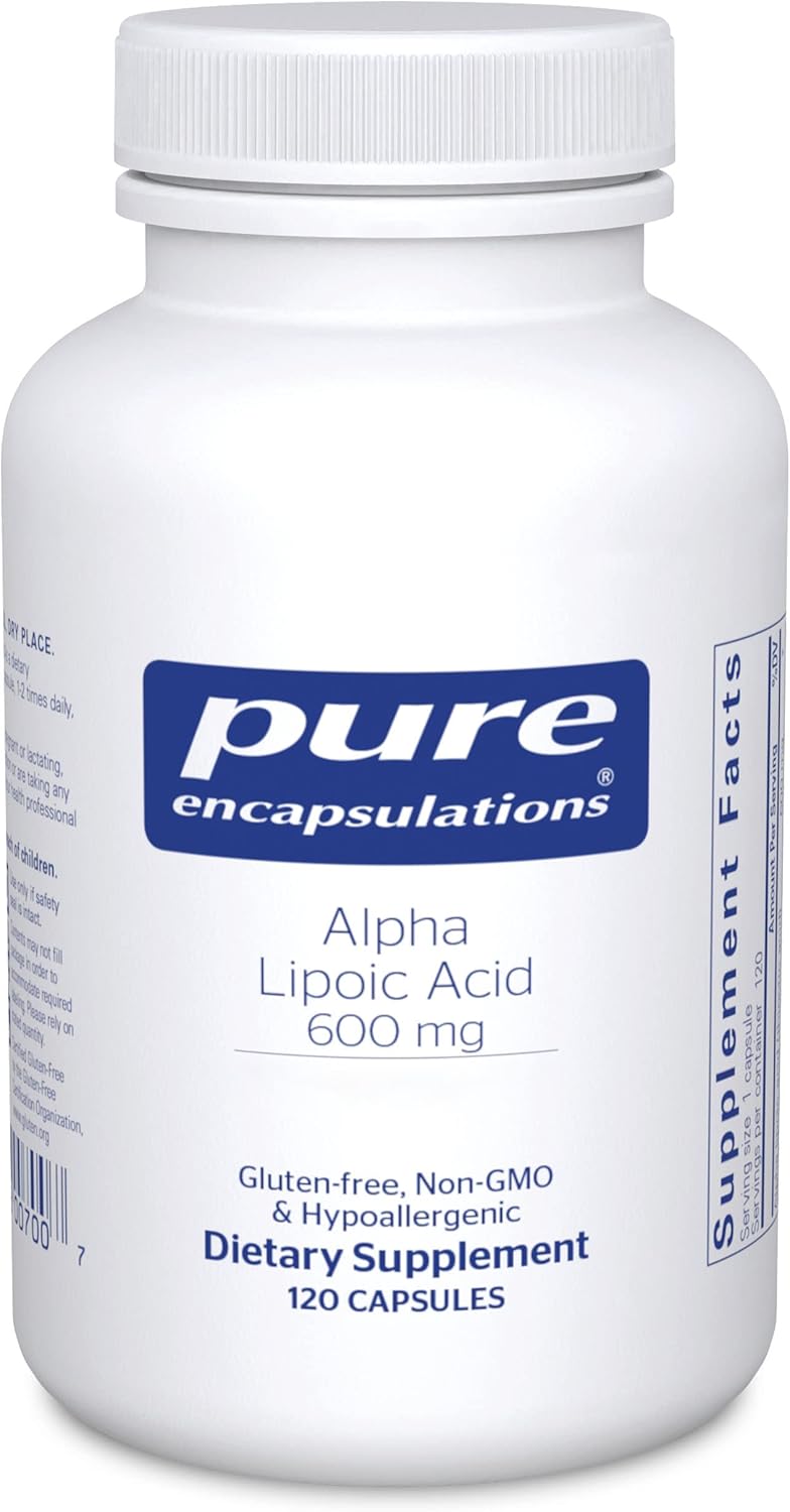 Pure Encapsulations Alpha Lipoic Acid Supports Liver Health 120 Capsules