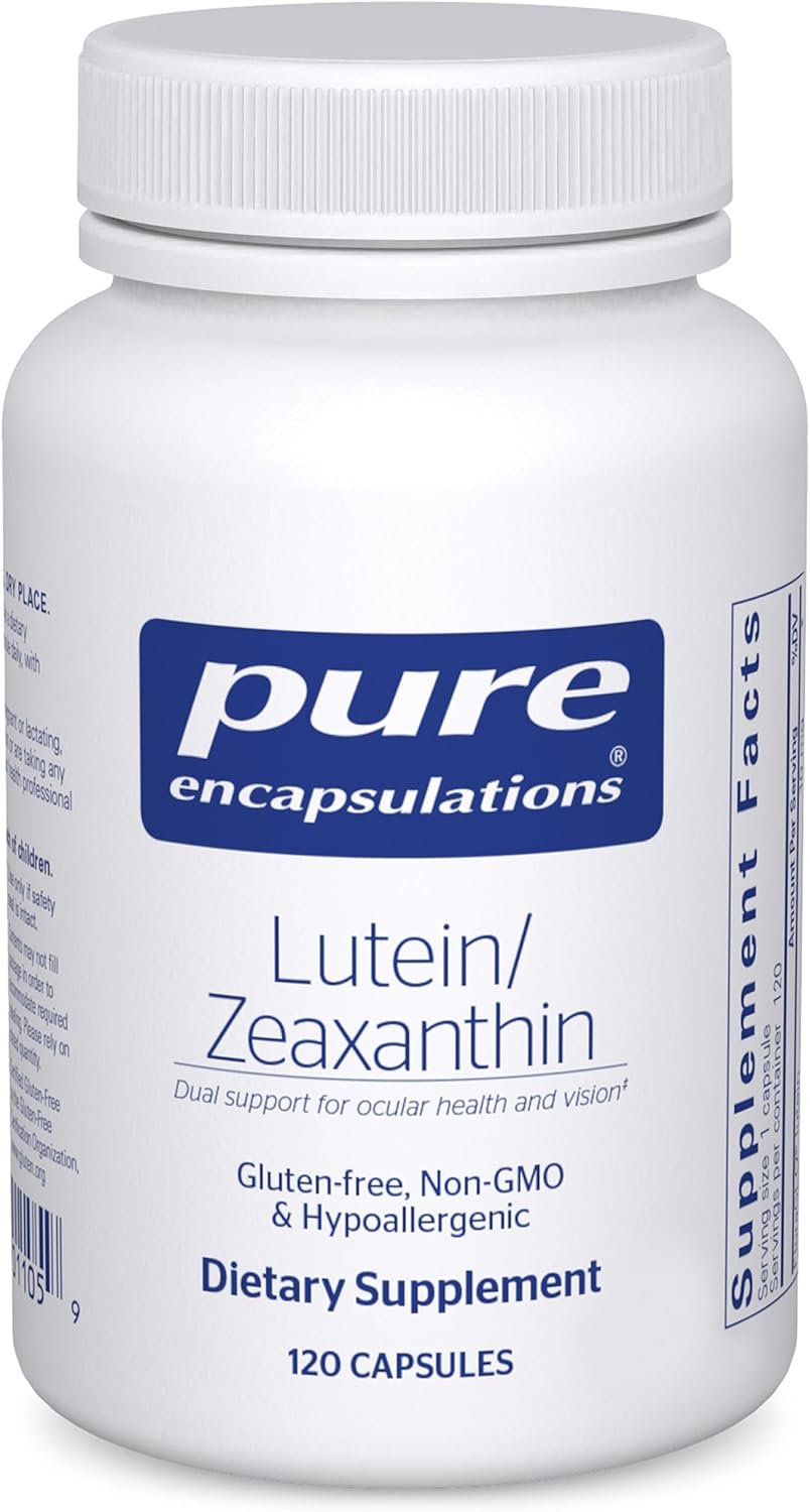 Pure Encapsulations Lutein Zeaxanthin Eye Support Supplement 120 Capsules