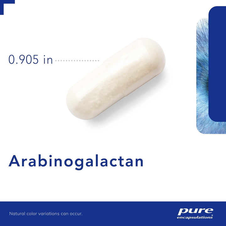 Pure Encapsulations Arabinogalactan Supports Liver and Immune 90 Capsules