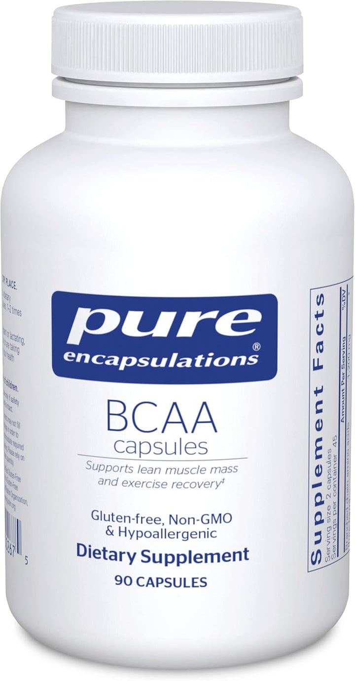 Pure Encapsulations BCAA Supports Muscle Function Exercise 90 Capsules