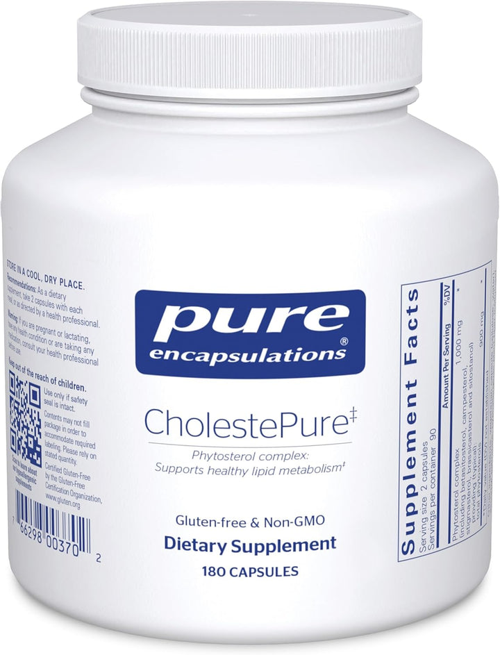 Pure Encapsulations CholestePure Supports Heart Function 180 Capsules