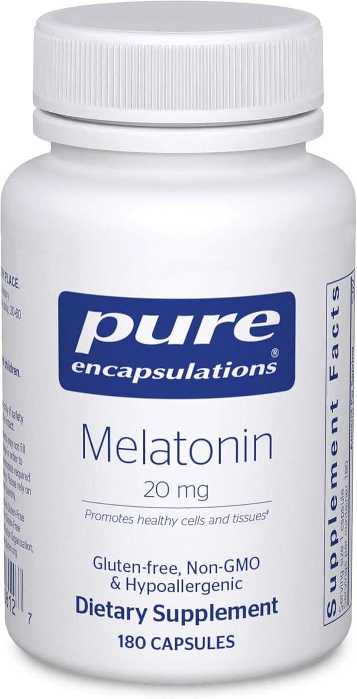 Pure Encapsulations Melatonin Supports Cellular and Immune Health 180 Capsules