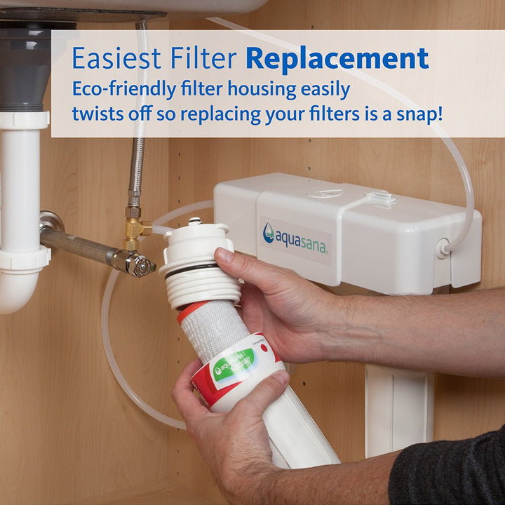 Aquasana AQ-5300+R Replacement Filters for 3-Stage Claryum Under Sink System