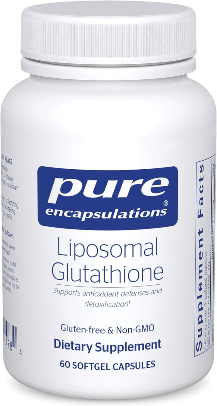 Pure Encapsulations Liposomal Glutathione Supports Immune Health 60 Softgels