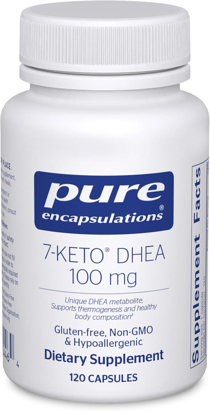 Pure Encapsulations 7 Keto DHEA For Metabolism Body Composition Support 120 Caps